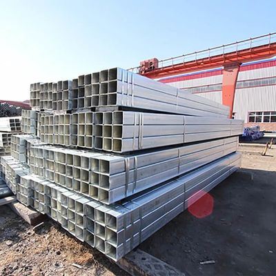 Q345 ASTM A53B 2 Inch 15mm Mild Steel Square Tubes Oil Surface