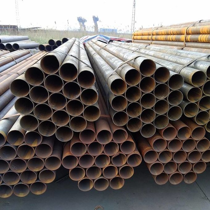 Q235 schweißte schwarzes Stahl-Rohr ASTM des Kohlenstoff-ERW starke Wand A53/BS1387 galvanisierte ERW schweißte Stahlrohr 0