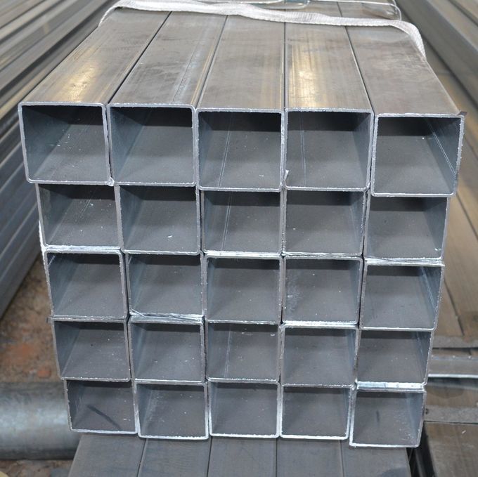 Hersteller 700*700 galvanisierte Quadrat-rechteckiges Stahlröhrenstahl-Rohr für Gewächshaus 0