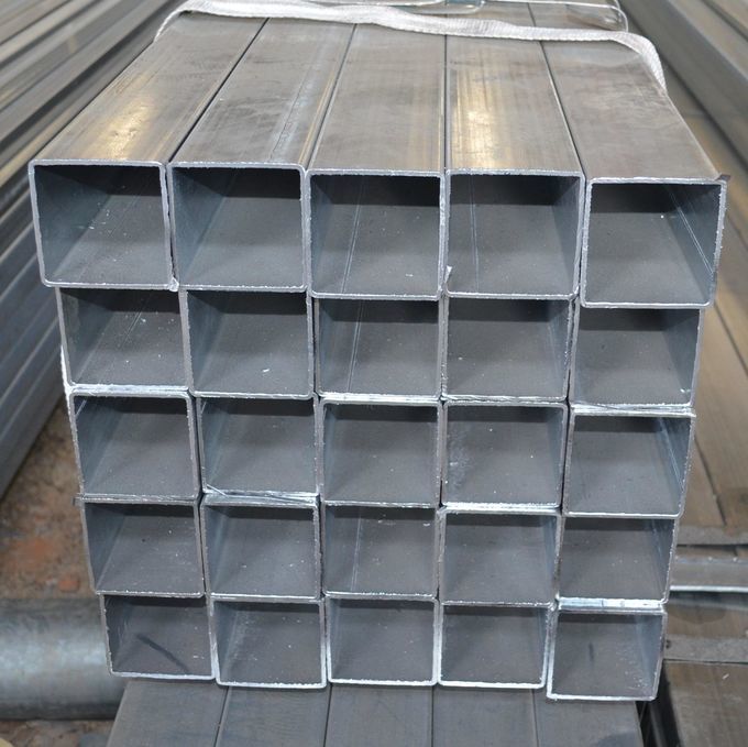 Hersteller 700*700 galvanisierte Quadrat-rechteckiges Stahlröhrenstahl-Rohr für Gewächshaus 0